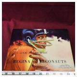 1965 CFL Regina Vs. Argonauts Program Magazine