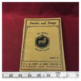 Stories And Songs Poetry Book (Antique)