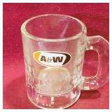 Small A&W Glass Root Beer Mug (Vintage)