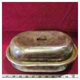 Covered Metal Dish (Vintage)