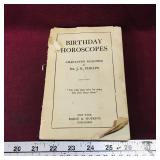 Birthday Horoscopes 1908 Book