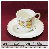Chickadee Demitasse Cup & Saucer (Vintage)