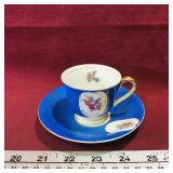 Okada China Demitasse Cup & Saucer (Vintage)