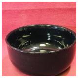 Black Glass Bowl (Vintage) (2 1/2" x 5 1/4")