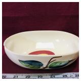 Painted Pottery Bowl (Vintage)