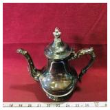 E.P. Brass Kettle (Antique) (8 1/4" Tall)