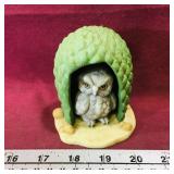 1984 Porcelain Woodland Surprises Owl