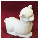 Avon Glass Lamb Perfume Bottle (Vintage)