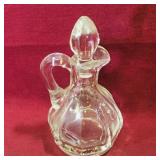 Glass Vinegar Cruet & Stopper (Vintage)