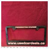 Fredericton Hyundai License Plate Frame
