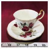 Royal Adderley Fine Bone China Teacup & Saucer