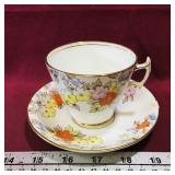 Phoenix Handpainted Bone China Teacup & Saucer