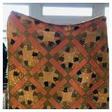 Handquilted Blanket (Vintage) (56" x 66")