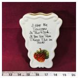 Ceramic Wall Mount Scissor Rack (Vintage)