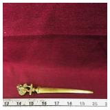 Brass Letter Opener (Vintage) (6 1/2" Long)