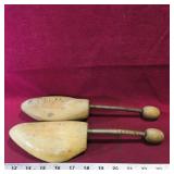 Pair Of Wooden Shoe Forms (Vintage)