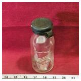 Mojonnier Glass Bottle (Vintage) (5 3/4" Tall)