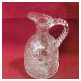 Glass Vinegar Cruet (Vintage) (6" Tall)