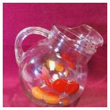 Glass Juice Pitcher (Vintage)