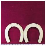 Pair Of Atlas Drop Forged Horseshoes (Antique)