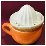 Ceramic Orange Juicer / Pouring Cup (Vintage)
