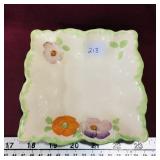 Painted Ivory England Dish (Vintage)