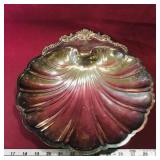 Large Silver-Plate Serving Tray (Antique)