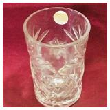 Vintage Drinking Glass (4 1/4" Tall)