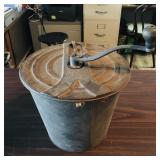 Large Metal Butter Churn (Antique)