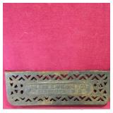 Metal Frank H. Wilson & Co. Yarmouth NS Grate