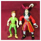 Peter Pan & Captain Hook Action Figures