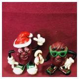 Lot Of 2 Small California Raisins Toys (Vintage)