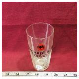 Bacardi Rum Advertising Glass (4 3/4" Tall)
