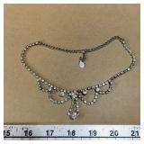 Rhinestone Necklace (Vintage)