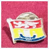 New Brunswick Flag Pin (Vintage) (Small)