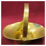 Small Brass Decorative Basket (Vintage)
