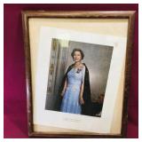 Framed Queen Elizabeth II Photo Print (Vintage)