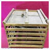 1903 Humpty Dumpty Wooden Egg Crate Cover