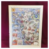 Tartan Clan Pictorial Map (Vintage)