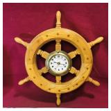 Royal Mariner Quartz Ship Wheel Wall Clock