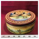 Tin Biscuit Container (Vintage)