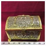 Tin Chest Container (Vintage)
