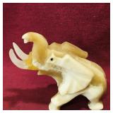 Small Marble Elephant Figurine (Vintage)