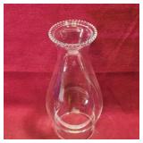 Glass Oil Lamp Chimney (Vintage)