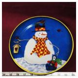 Frosty The Snowman Decorative Plate (10 1/2")