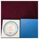 Schmid Berta Hummel Christmas 1979 Plate & Box