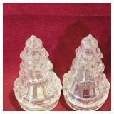 Pair Of Christmas Tree Salt & Pepper Shakers