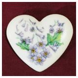 Enamelled Heart Brooch