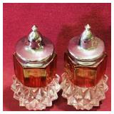 Glass Salt & Pepper Shakers (Vintage)