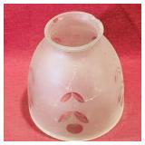 Glass Ceiling Light Cover (Vintage)